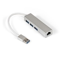 ExeGate EX294185RUS Кабель-адаптер ExeGate EXE-77U3T-45 (USB3.0 --> 3xUSB3.0 + 1xRJ45 UTP 1000Mbps RLT8153)