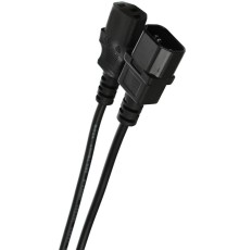 VCOM CE001-CU0.75-1.8 Кабель монитор - компьютер 220V (UPS -> устройство) VCOM <VDE> 3G*0.75mm (CE001-CU)1.8м