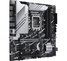 Материнская плата ASUS PRIME Z790M-PLUS, LGA1700, Z790, 4*DDR5, HDMI+DVI+DP, CrossFireX, SATA3 + RAID, Audio, Gb LAN, USB 3.2, USB 2.0, COM*1 header (w/o cable), mATX ; 90MB1E70-M0EAY0 (PRIME Z790M-PLUS)