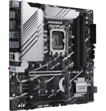 Материнская плата ASUS PRIME Z790M-PLUS, LGA1700, Z790, 4*DDR5, HDMI+DVI+DP, CrossFireX, SATA3 + RAID, Audio, Gb LAN, USB 3.2, USB 2.0, COM*1 header (w/o cable), mATX ; 90MB1E70-M0EAY0 (PRIME Z790M-PLUS)