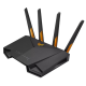 Роутер ASUS TUF-AX4200// 802.11 a/b/g/n/ac/ax, 1148 + 4804 Mbps, 2,4 + 5 gGz, 6 antenna; 90IG07Q0-MO3100 (TUF-AX4200)