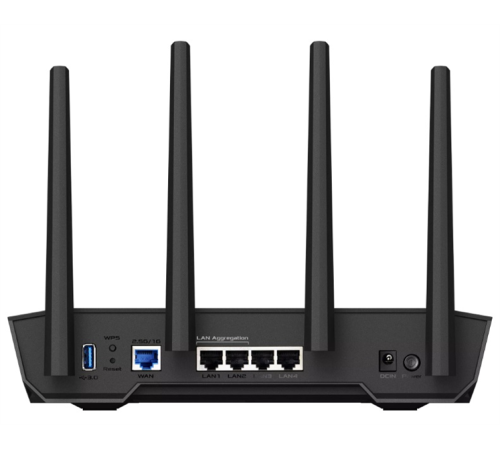 Роутер ASUS TUF-AX4200// 802.11 a/b/g/n/ac/ax, 1148 + 4804 Mbps, 2,4 + 5 gGz, 6 antenna; 90IG07Q0-MO3100 (TUF-AX4200)