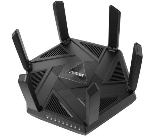 Роутер ASUS RT-AXE7800// 802.11 a/b/g/n/ac/ax, до 574 + 4804 Mbps, 2,4 + 5 gGz, 6 antenna; 90IG07B0-MU9B00 (RT-AXE7800)