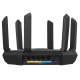 Роутер ASUS RT-AXE7800// 802.11 a/b/g/n/ac/ax, до 574 + 4804 Mbps, 2,4 + 5 gGz, 6 antenna; 90IG07B0-MU9B00 (RT-AXE7800)