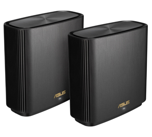Роутер ASUS XT9(B-2-PK)//2 access point, 802.11b/g/n/ac/ax, до 574 + 4804Mbps, 2,4 + 5 gGz, black ; 90IG0740-MO3B30 (XT9(B-2-PK))