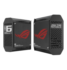 Роутер ASUS ROG GT6(B-2-PK)//2 access point /802.11ax, 574 + 4804Mbps, 2,4 + 5 gGz, black ; 90IG07F0-MU9A20 (GT6(B-2-PK))