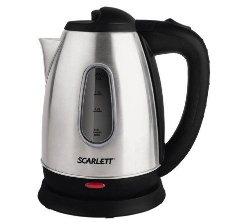 Чайник электрический Scarlett SC-EK21S20 1.8л. 1600Вт черный/серебристый (корпус: металл) Чайник электрический Scarlett SC-EK21S20 1.8л. 1600Вт черный/серебристый (корпус: металл)