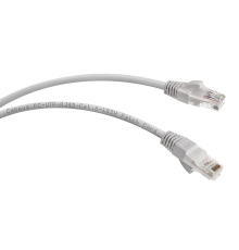 Патч-корд u/utp, категория 6, 2xrj45/8p8c, 3м Cabeus PC-UTP-RJ45-Cat.6-3m-LSZH Патч-корд U/UTP, категория 6, 2xRJ45/8p8c, неэкранированный, серый, LSZH, 3м (PC-UTP-RJ45-CAT.6-3M-LSZH)