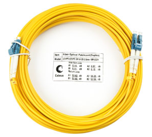 Шнур оптический duplex lc-lc 9/125 sm 1,5м lszh Cabeus FOP(d)-9-LC-LC-10m Шнур оптический duplex LC-LC 9/125 sm 10м LSZH (FOP(D)-9-LC-LC-10M)