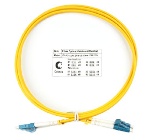 Шнур оптический duplex lc-lc 9/125 sm 1,5м lszh Cabeus FOP(d)-9-LC-LC-1,5m Шнур оптический duplex LC-LC 9/125 sm 1,5м LSZH (FOP(d)-9-LC-LC-1,5m)