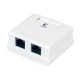 Розетка компьютерная rj-45(8p8c), категория 6, двойная Cabeus WS-8P8C-Cat.6-2 Розетка компьютерная RJ-45(8P8C), категория 6, двойная, внешняя, Dual IDC (WS-8P8C-Cat.6-2)