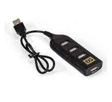 Exegate EX293976RUS USB-Хаб (концентратор) ExeGate DUB-42 (кабель-адаптер USB2.0 --> 4xUSB2.0, Plug&Play, черный)