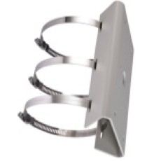 Крепление на столб, белый, сталь, 127x46x25мм HikVision DS-1275ZJ