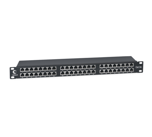 Cabeus PLHD-48-Cat.5e-SH-Dual IDC-1U Патч-панель высокой плотности 19" Высота (1U), 48 портов RJ-45, категория 5e, полностью экранированная, Dual IDC (PLHD-48-Cat.5e-SH-Dual IDC-1U) Cabeus PLHD-48-Cat.5e-SH-Dual IDC-1U Патч-панель высокой плотности 19" Высота (1U), 48 портов RJ-45, категория 5e, полностью экранированная, Dual IDC (PLHD-48-Cat.5e-SH-Dual IDC-1U)