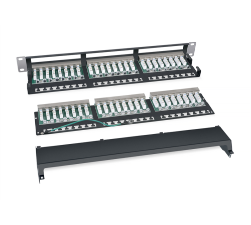 Cabeus PLHD-48-Cat.5e-SH-Dual IDC-1U Патч-панель высокой плотности 19" Высота (1U), 48 портов RJ-45, категория 5e, полностью экранированная, Dual IDC (PLHD-48-Cat.5e-SH-Dual IDC-1U) Cabeus PLHD-48-Cat.5e-SH-Dual IDC-1U Патч-панель высокой плотности 19" Высота (1U), 48 портов RJ-45, категория 5e, полностью экранированная, Dual IDC (PLHD-48-Cat.5e-SH-Dual IDC-1U)