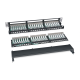 Cabeus PLHD-48-Cat.5e-SH-Dual IDC-1U Патч-панель высокой плотности 19" Высота (1U), 48 портов RJ-45, категория 5e, полностью экранированная, Dual IDC (PLHD-48-Cat.5e-SH-Dual IDC-1U)
