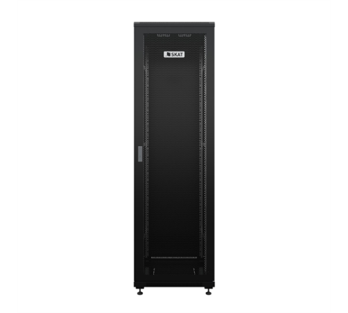 Телекоммуникационный шкаф (4403) Бастион SKAT TB-22R680PF-B Телекоммуникационный шкаф 22U/600x800мм/Пд-перф/Зд-металл/RAL9005/53,3кг/1.5 л.г (SKAT TB-22R680PF-B)