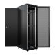Телекоммуникационный шкаф (4403) Бастион SKAT TB-22R680PF-B Телекоммуникационный шкаф 22U/600x800мм/Пд-перф/Зд-металл/RAL9005/53,3кг/1.5 л.г (SKAT TB-22R680PF-B)