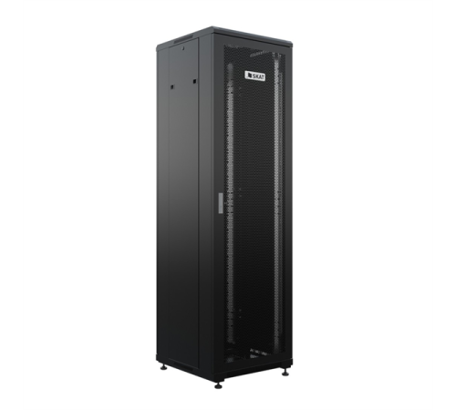 Телекоммуникационный шкаф (4401) Бастион SKAT TB-22R660PF-B Телекоммуникационный шкаф 22U/600x600мм/Пд-перф/Зд-металл/RAL9005/47,5кг/1.5 л.г (SKAT TB-22R660PF-B)