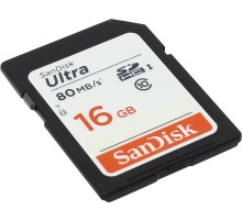 Карта памяти SDHC 16GB UHS-I SDSDUNC-016G-GN6IN SANDISK