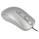 Мышь Оклик 155M серебристый оптическая (1600dpi) USB (3but)