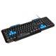 Клавиатура Оклик 750G FROST WAR черный/черный USB Multimedia for gamer