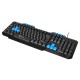Клавиатура Оклик 750G FROST WAR черный/черный USB Multimedia for gamer