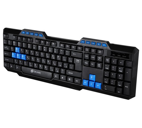 Клавиатура Оклик 750G FROST WAR черный/черный USB Multimedia for gamer Клавиатура Оклик 750G FROST WAR черный/черный USB Multimedia for gamer