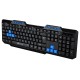 Клавиатура Оклик 750G FROST WAR черный/черный USB Multimedia for gamer