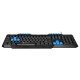 Клавиатура Оклик 750G FROST WAR черный/черный USB Multimedia for gamer