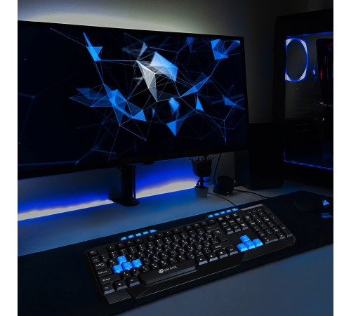 Клавиатура Оклик 750G FROST WAR черный/черный USB Multimedia for gamer Клавиатура Оклик 750G FROST WAR черный/черный USB Multimedia for gamer