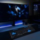 Клавиатура Оклик 750G FROST WAR черный/черный USB Multimedia for gamer