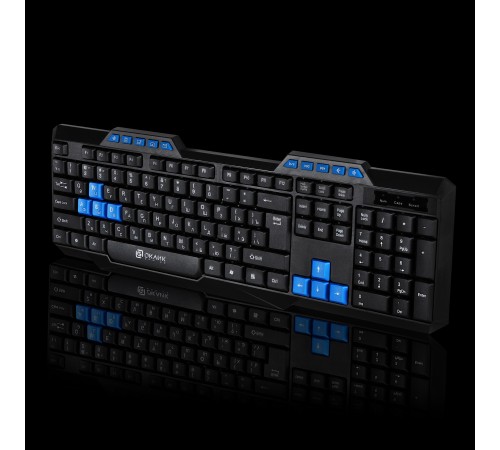 Клавиатура Оклик 750G FROST WAR черный/черный USB Multimedia for gamer Клавиатура Оклик 750G FROST WAR черный/черный USB Multimedia for gamer