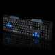 Клавиатура Оклик 750G FROST WAR черный/черный USB Multimedia for gamer