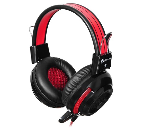 Наушники с микрофоном Оклик HS-G300 ARMAGEDDON черный/красный 2.3м мониторные оголовье (337457) Наушники с микрофоном Оклик HS-G300 ARMAGEDDON черный/красный 2.3м мониторные оголовье (337457)