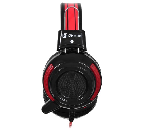 Наушники с микрофоном Оклик HS-G300 ARMAGEDDON черный/красный 2.3м мониторные оголовье (337457) Наушники с микрофоном Оклик HS-G300 ARMAGEDDON черный/красный 2.3м мониторные оголовье (337457)