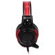 Наушники с микрофоном Оклик HS-G300 ARMAGEDDON черный/красный 2.3м мониторные оголовье (337457)