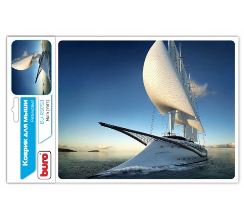 Коврик для мыши Buro BU-R51753 рисунок/яхта 220x180x2мм Коврик для мыши Buro BU-R51753 рисунок/яхта 220x180x2мм