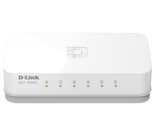 Коммутатор D-Link DES-1005C 5x100Mb неуправляемый