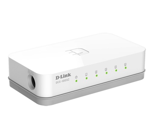 Коммутатор D-Link DES-1005C 5x100Mb неуправляемый