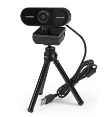 ExegateEX294484RUS Веб-камера ExeGate Stream C925 Wide FullHD T-Tripod (1920х1080, 1080P, USB, микрофон, поворотное крепление, кабель 1,5 м, Win Vista/7/8/10, Mac OS, черная, RTL)