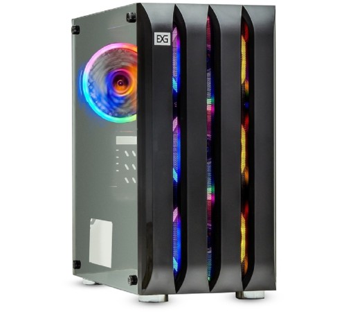 Exegate EX294383RUS Корпус Minitower ExeGate Mistery R3 (mATX, без БП, 2*USB+1*USB3.0, аудио, черный, 4 вент. 12см с RGB подсветкой, боковая панель - закаленное стекло) Exegate EX294383RUS Корпус Minitower ExeGate Mistery R3 (mATX, без БП, 2*USB+1*USB3.0, аудио, черный, 4 вент. 12см с RGB подсветкой, боковая панель - закаленное стекло)