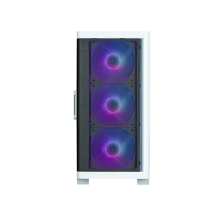 Корпус ZALMAN M4 White, MATX, WHITE, WINDOW, 2x3.5", 3x2.5", 1xUSB2.0, 2xUSB3.0, FRONT 3x120mm ARGB, REAR 1x120mm ARGB (M4 White)