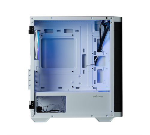 Корпус ZALMAN M4 White, MATX, WHITE, WINDOW, 2x3.5", 3x2.5", 1xUSB2.0, 2xUSB3.0, FRONT 3x120mm ARGB, REAR 1x120mm ARGB (M4 White)