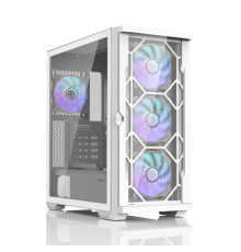 Корпус ZALMAN Z10 DUO White, ATX, WHITE, WINDOW, 2x3.5", 2x2.5", 2xUSB3.0, 1xUSB 3.1 Type-C, FRONT 3x120mm Infinity Mirror ARGB, REAR 1x120mm Infinity Mirror ARGB, replaceable front panel (Z10 DUO White)