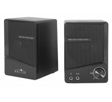 Колонки Оклик OK-126 2.0 черный 6Вт