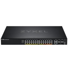 L3 Access коммутатор Zyxel NebulaFlex Pro XGS2220-30HP, rack 19", 24xRJ-45: 1G PoE+ (8 из них PoE++), 2xRJ-45: 1/2.5/5/10G PoE++, 4xSFP+, бюджет PoE 400 Вт (XGS2220-30HP-EU0101F)