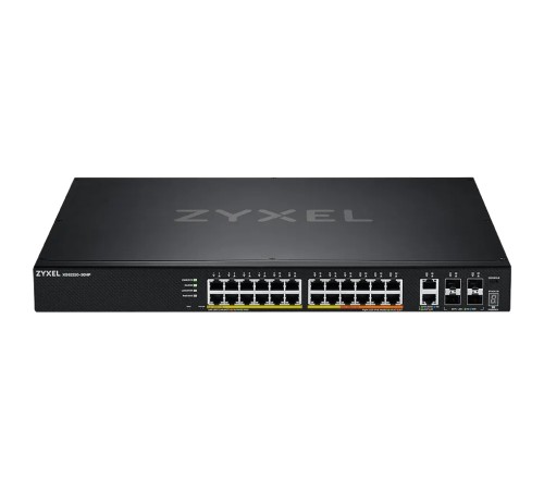 L3 Access коммутатор Zyxel NebulaFlex Pro XGS2220-30HP, rack 19", 24xRJ-45: 1G PoE+ (8 из них PoE++), 2xRJ-45: 1/2.5/5/10G PoE++, 4xSFP+, бюджет PoE 400 Вт (XGS2220-30HP-EU0101F) L3 Access коммутатор Zyxel NebulaFlex Pro XGS2220-30HP, rack 19", 24xRJ-45: 1G PoE+ (8 из них PoE++), 2xRJ-45: 1/2.5/5/10G PoE++, 4xSFP+, бюджет PoE 400 Вт (XGS2220-30HP-EU0101F)