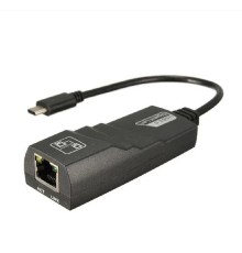 Bion Переходник с кабелем USB C - RJ45, 1000мб/с, черный [BXP-A-USBC-LAN-B]