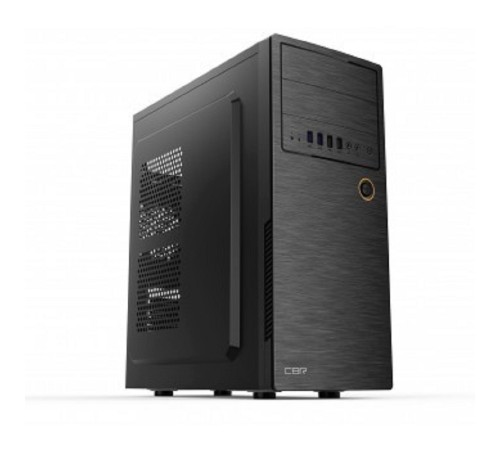 PCC-ATX-E180-USB22-450W Корпус ATX Miditower E180, c БП ATX450-12EC (450W/120mm), 2*USB 2.0, HD Audio+Mic, Black